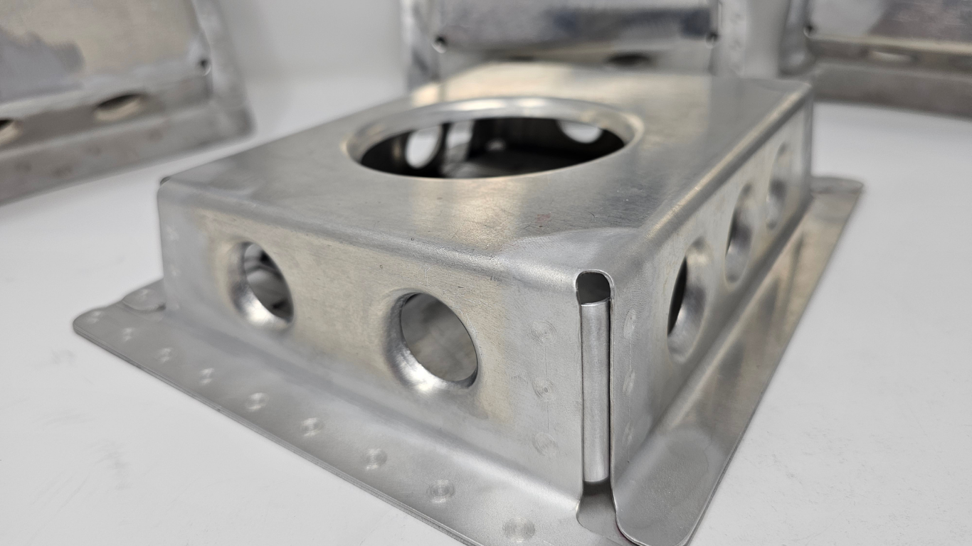 aerospace resistance spot welding coupons and set-up